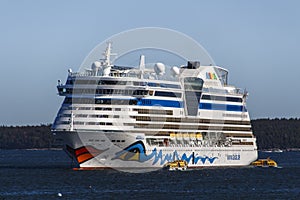 AIDA Dive Cruise Ship in Bar Harbor, USA, 2015