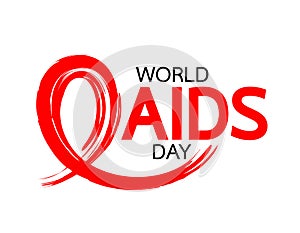 Aids Awareness Red Ribbon.