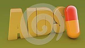 AIDS medicine capsules