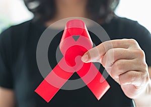 Aids red ribbon img