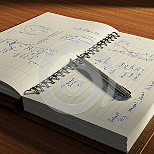 AIGenerated Book Mockups & Backgrounds for Creative and Professional Designs photo