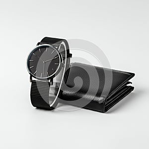AIGenerated Clock Mockups & Backgrounds for Timeless Designs photo