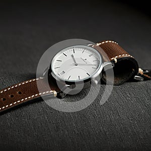 AIGenerated Clock Mockups & Backgrounds for Timeless Designs photo