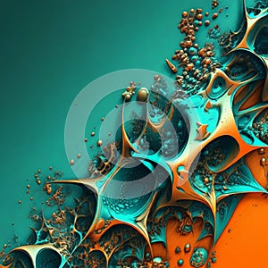 AIGenerated Image: Abstract Background with Seamless Patterns