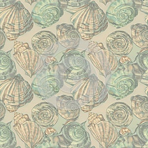 AIGenerated Seamless Geometric Pattern with Modern Abstract Style photo
