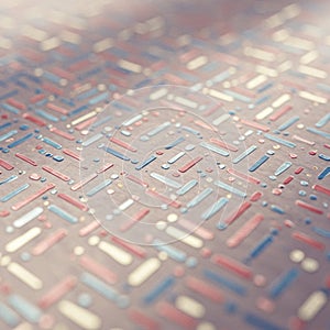 AIGenerated Seamless Geometric Pattern with Modern Abstract Style photo