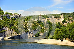 Aigueze on the Ardeche, France