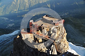 Aiguille du Midi cable car station photo