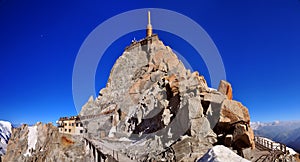 Aiguille du Midi summit needle tower photo