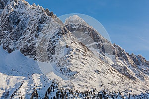 Aiguille du Moine Peak, French Alps photo
