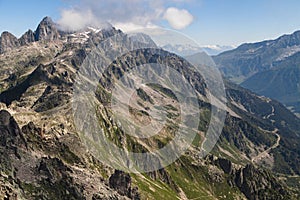 Aiguilles Rouges from Brevent