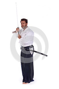Aikido master ready for fight