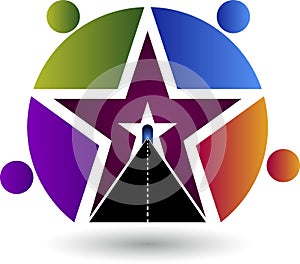 Aim star logo photo