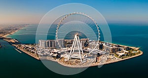 Ain Dubai ferris wheel on Bluewaters island in Dubai, UAE