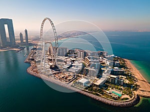 Ain Dubai ferris wheel on Bluewaters island in Dubai, UAE