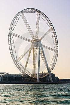 Ain Dubai ferris wheel at JBR beach