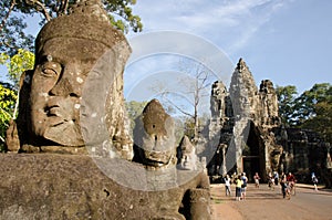 Ain entrance of Angkor Thom, Cambodia