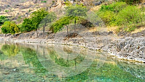 Ain Razat is the most important source of spring water in Dhofar