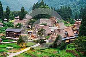 Ainokura, Toyama, Japan in the remote Gokayama Region