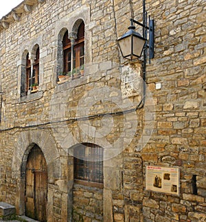 Ainsa, medieval town of Huesca. Spain. Pyrinees photo