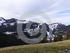 Aiplspitze mountain tour in Bavaria, Germany