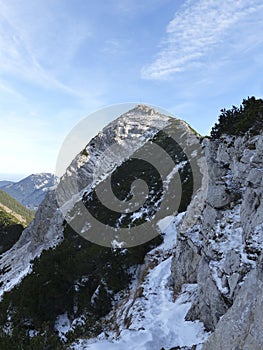 Aiplspitze mountain tour in Bavaria, Germany