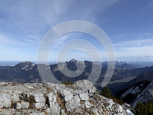 Aiplspitze mountain tour in Bavaria, Germany