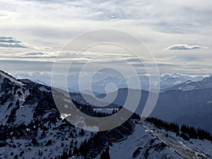 Aiplspitze mountain tour in Bavaria, Germany