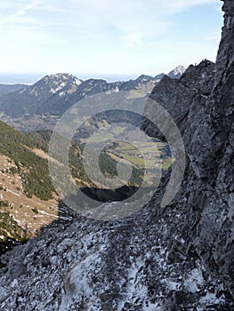 Aiplspitze mountain tour in Bavaria, Germany