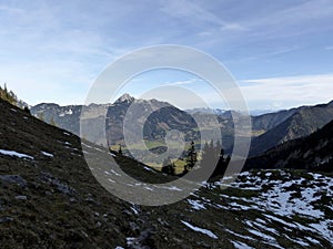 Aiplspitze mountain tour in Bavaria, Germany