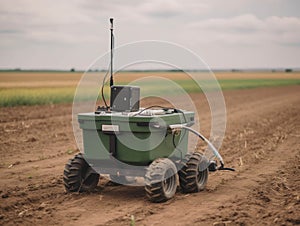 An AIpowered soil yzer gathers readings on moisture temperature and nutrients allowing farmers to deliver water and