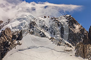 Aiquille  Verte 4121 m. Mont Blanc, France