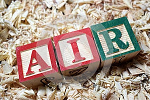 AIR assumed interest rate on wooden block