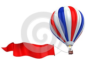 Air balloon advertisement