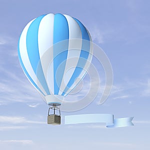 Air balloon advertisement