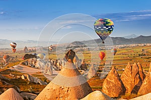 Air balloon in Cappadocia, Turkey