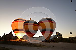 Air balloon in cappadocia turkey