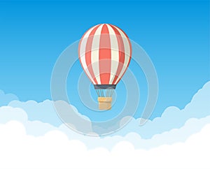 Air balloon in the sky