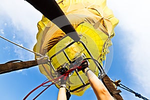 Air Balloon Take Off - Mongolfiera photo