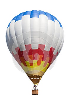 Air balloon on white.