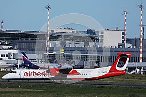 Air Berlin in Dusseldorf DUS Airport, Germany