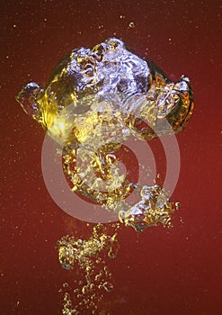 Air bubble in water