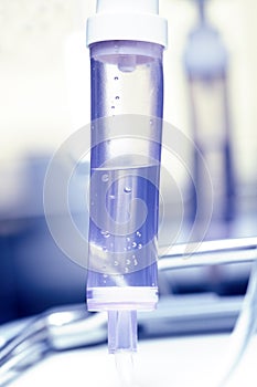 Air bubbles in the intravenous system