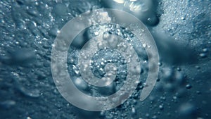 Air Bubbles Underwater,