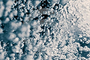 Air bubbles, underwater bubbles Abstract Background.