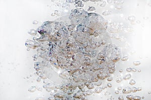 Air bubles in water background