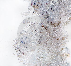 Air bubles in water background