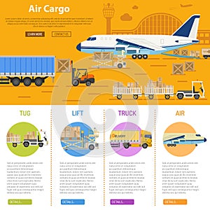 Air cargo infographics