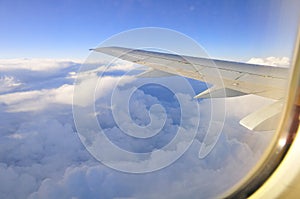 Air clouds - view from the plane