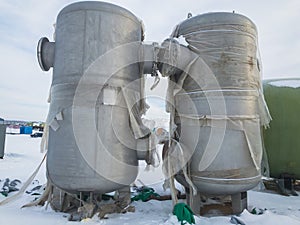 Air collectors. Industrial storage tanks for air. 20 cubic meters